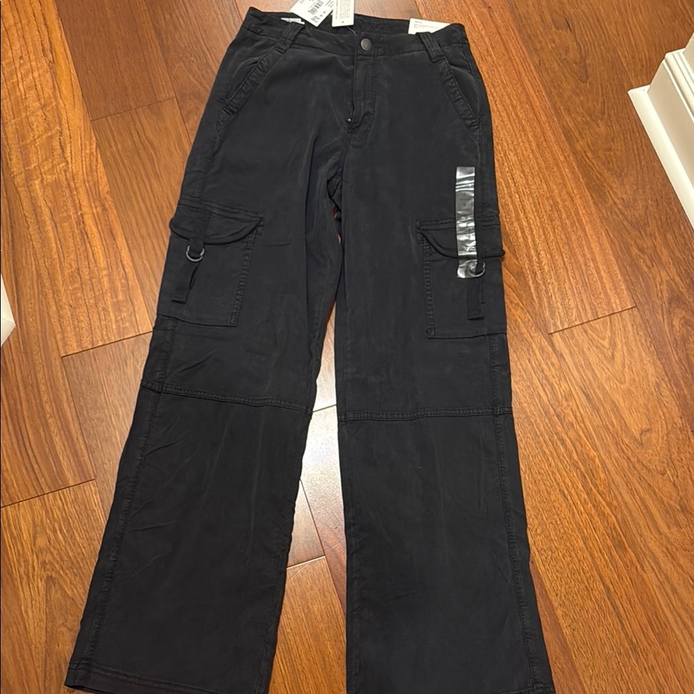 American eagle dreamy drape high rise baggy wide leg pant